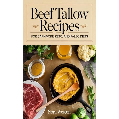 Beef Tallow Recipes, For Carnivore, Keto, and Paleo Diets by Nora Weston
