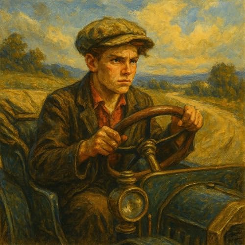12 - Bert Wilson at the Wheel by J W Duffield by Unknown