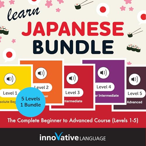 Learn Japanese Bundle: The Complete Beginner to Advanced Course (Levels 1-5)