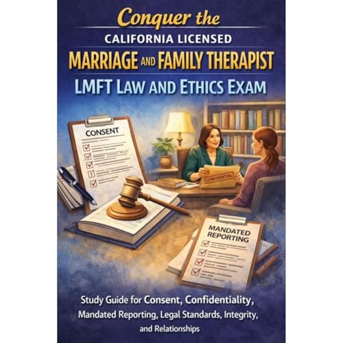 Conquer the California Licensed Marriage and Family Therapist LMFT Law and Ethics Exam: Study Guide for Consent, Confidentiality, Mandated Reporting, Legal Standards, Integrity, and Relationships by Philip Martin McCaulay