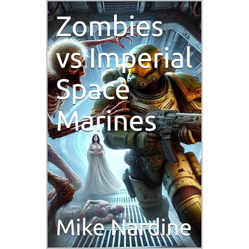 Zombies vs Imperial Space Marines by Mike Nardine