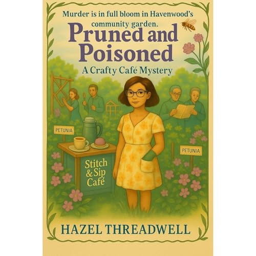 Pruned and Poisoned: A Crafty Cafe Mystery by Hazel Threadwell