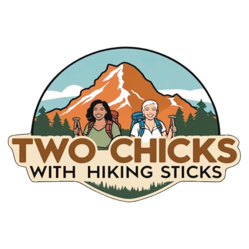 Two Chicks with Hiking Sticks by Monica Gonzalez and Susan Resendez 