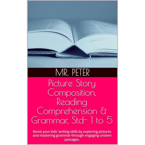 Picture Story Composition, Reading Comprehension & Grammar, Std- 1 to 5