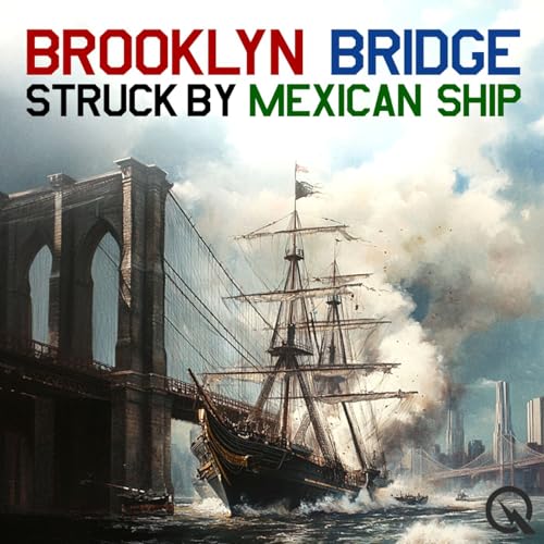 Brooklyn Bridge Struck by Mexican Ship by Inception Point Ai