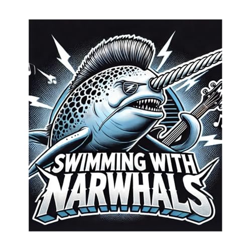 Swimming With Narwhals by Dave Matyas
