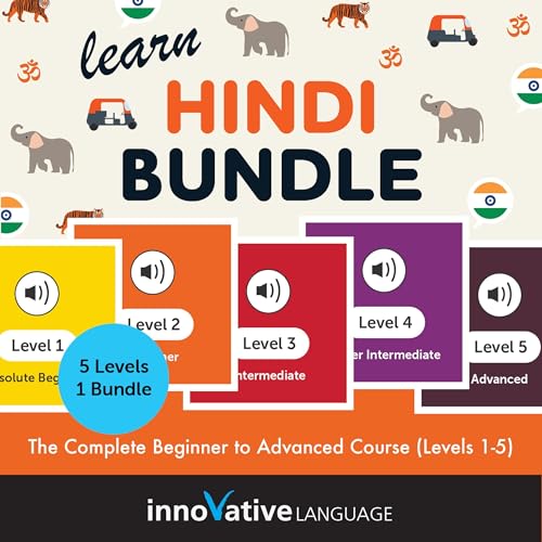 Learn Hindi Bundle: The Complete Beginner to Advanced Course (Levels 1-5)