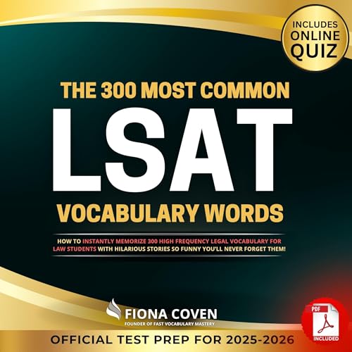 The 300 Most Common LSAT Vocabulary Words