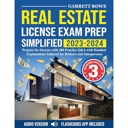 Real Estate License Exam Prep Simplified 2025-2026 by Garrett Rowe