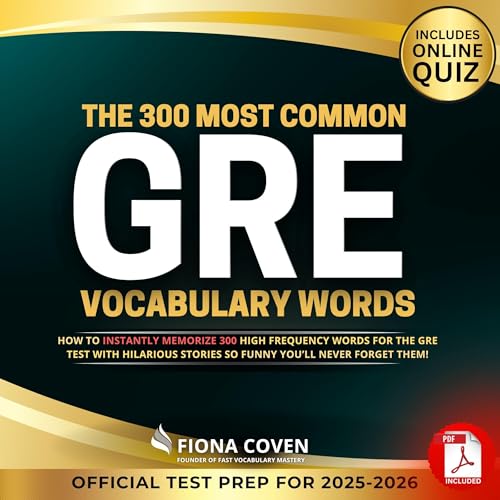 The 300 Most Common GRE Vocabulary Words