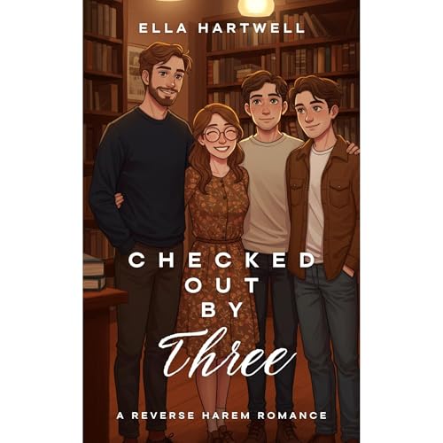 Checked Out By Three by Ella Hartwell