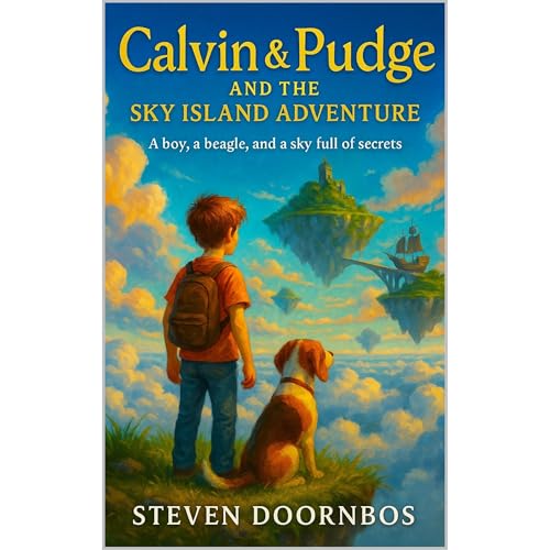 Calvin and Pudge and the Sky Island Adventure. Juvenile fiction, mystery and suspense. by Steven Doornbos