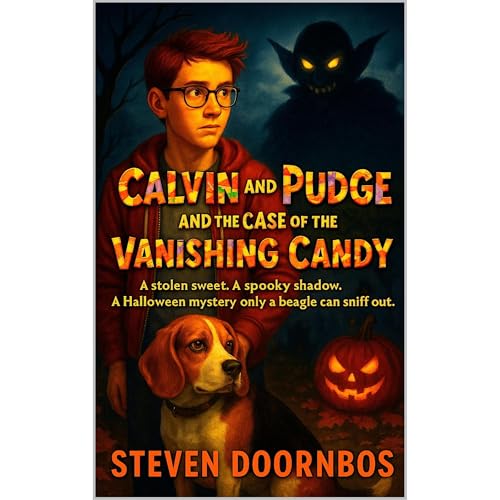 Calvin and Pudge and the Case of the. Vanishing Candy. Mystery, suspense filled read to me book for kids by Steven Doornbos