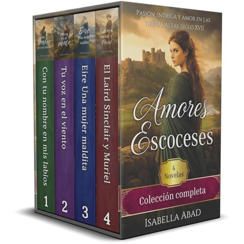 AMORES ESCOCESES. 4 Novelas románticas en las Highlands.