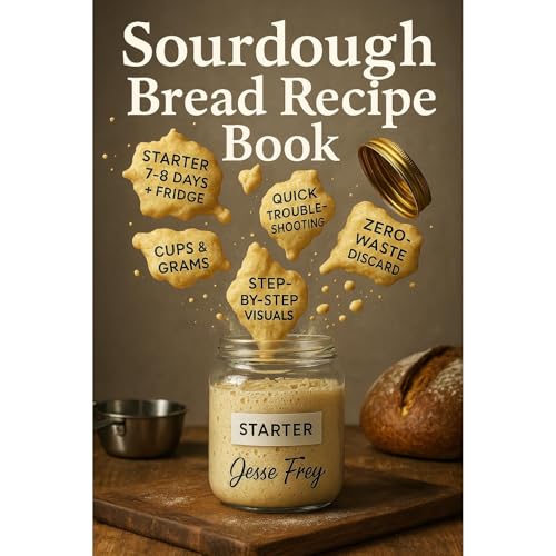 Sourdough Bread Recipe Book: Stress-Free Home Baking by Jesse Frey