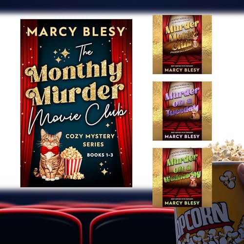 The Monthly Murder Movie Club Cozy Mystery Series Box Set, Books 1-3