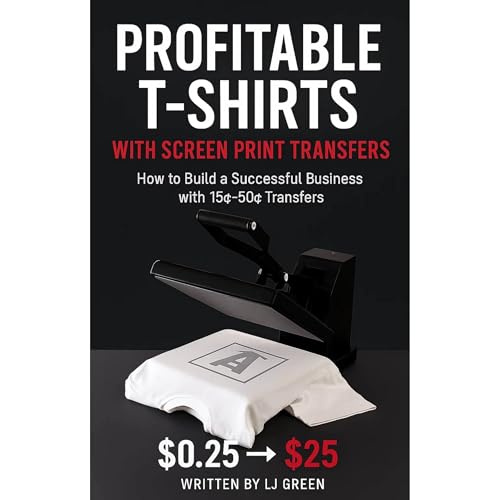 Profitable T-Shirts with Screen Print Transfers by LJ Green