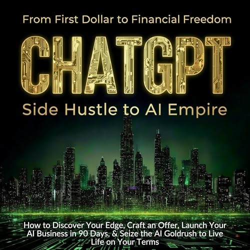 ChatGPT Side Hustle to AI Empire: First Dollar to Financial Freedom
