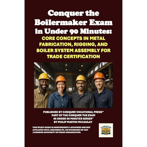 Conquer the Boilermaker Exam in Under 90 Minutes: Core Concepts in Metal Fabrication, Rigging, and Boiler System Assembly for Trade Certification by Philip Martin McCaulay