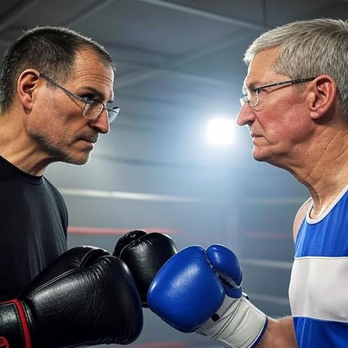 Steve Jobs VS Tim Cook by Unknown