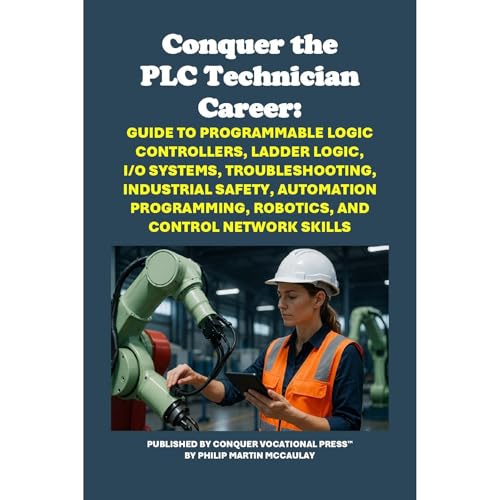 Conquer the PLC Technician Career: Guide to Programmable Logic Controllers, Ladder Logic, I/O Systems, Troubleshooting, Industrial Safety, Automation Programming, Robotics, and Control Network Skills by Philip Martin McCaulay