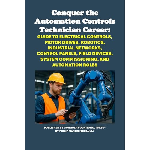 Conquer the Automation Controls Technician Career: Guide to Electrical Controls, Motor Drives, Robotics, Industrial Networks, Control Panels, Field Devices, System Commissioning, and Automation Roles by Philip Martin McCaulay