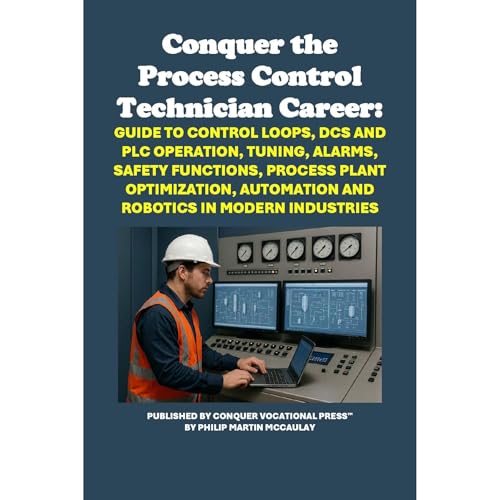 Conquer the Process Control Technician Career: Guide to Control Loops, DCS and PLC Operation, Tuning, Alarms, Safety Functions, Process Plant Optimization, Automation and Robotics in Modern Industries by Philip Martin McCaulay