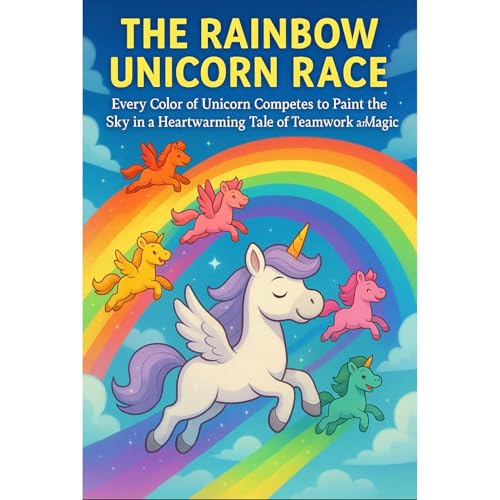 The Rainbow Unicorn Race – Every Color of Unicorn Competes to Paint the Sky