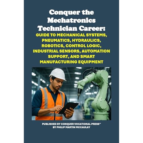 Conquer the Mechatronics Technician Career: Guide to Mechanical Systems, Pneumatics, Hydraulics, Robotics, Control Logic, Industrial Sensors, Automation Support, and Smart Manufacturing Equipment by Philip Martin McCaulay
