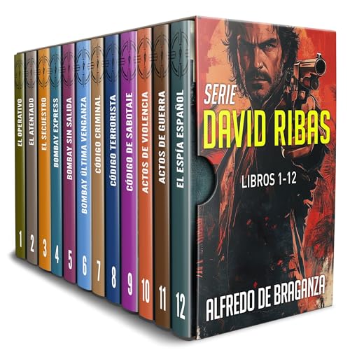 COLECCIÓN DE THRILLERS EN ESPAÑOL 1-12: serie David Ribas by Alfredo De Braganza