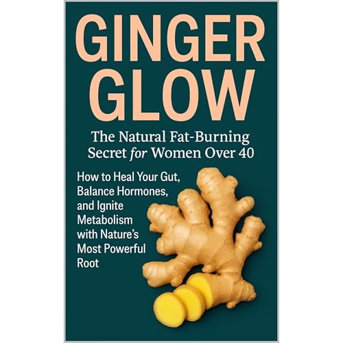 Ginger Glow: The Natural Fat-Burning Secret for Women Over 40:How to Heal Your Gut, Balance Hormones, and Ignite Metabolism with Nature’s Most Powerful Root