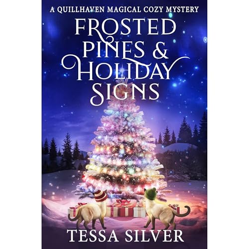 Frosted Pines & Holiday Signs