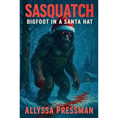 SASQUATCH - Bigfoot in a Santa Hat