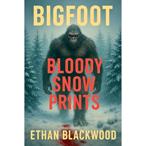 BIGFOOT - Bloody Snow Prints by Ethan Blackwood
