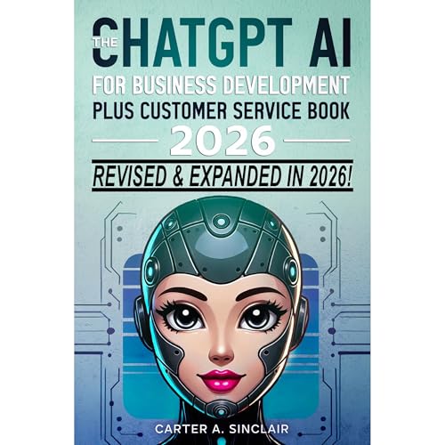The ChatGPT AI for Business Development plus Customer Service Book 2026 by Carter A Sinclair