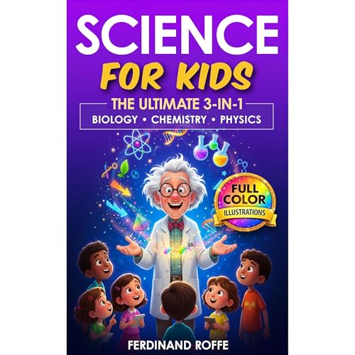 Science for Kids: The Ultimate 3-in-1 Adventure into Biology, Chemistry, and Physics with Fun Facts and Engaging Full-Color Illustrations