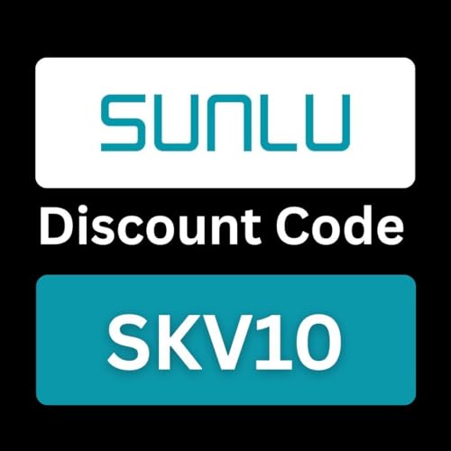 Sunlu 3D Discount Code “SKV10” – Get 10% OFF on All 3D Printing Filaments & Accessories by Sunlu 3D Coupon Code