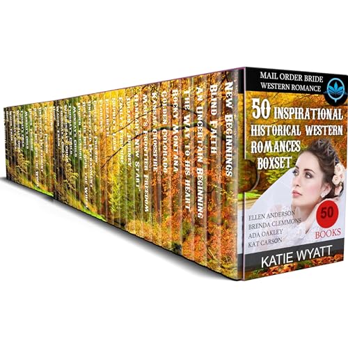 50 Boxset Inspirational Historical Western Romances, Mail Order Bride