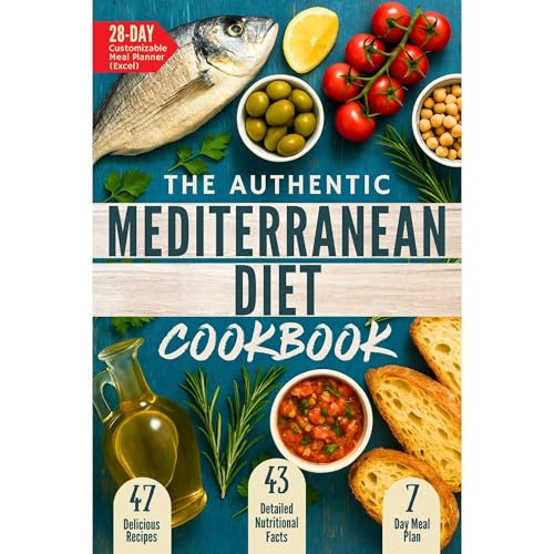 The Authentic Mediterranean Diet Cookbook by Maria Lanciani