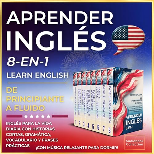 Aprender Inglés: 8-en-1 (Learn English)
