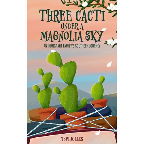 Three Cacti Under a Magnolia Sky by TSVI JOLLES