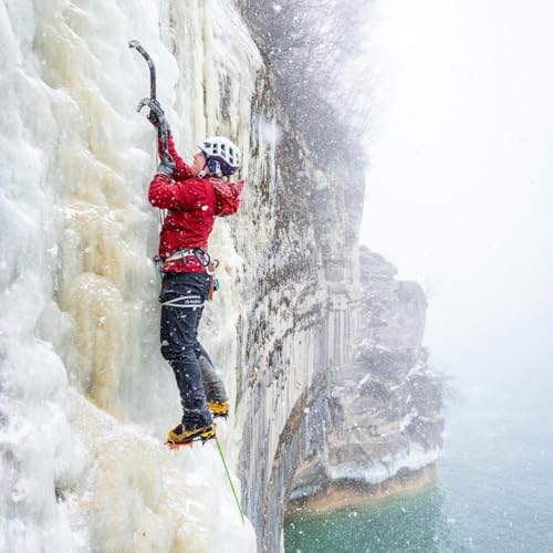 You can try ice climbing at Michigan Ice Fest at Pictured Rocks by Unknown