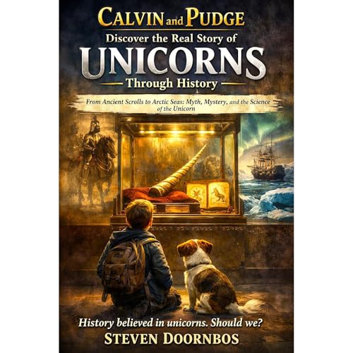 Calvin and Pudge Discover the Real Story of Unicorns Through History. From ancient scrolls to arctic seas. Myth & Mystery the Science of the Unicorn