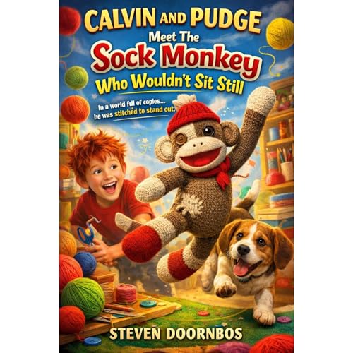 Calvin and Pudge Meet The Sock Monkey Who Wouldn't Sit Still by Steven Doornbos