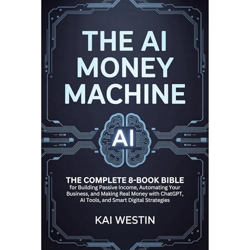 The AI Money Machine: The Complete 8-Book Bible for Building Passive Income, Automating Your Business, and Making Real Money with ChatGPT, AI Tools, and Smart Digital Strategies