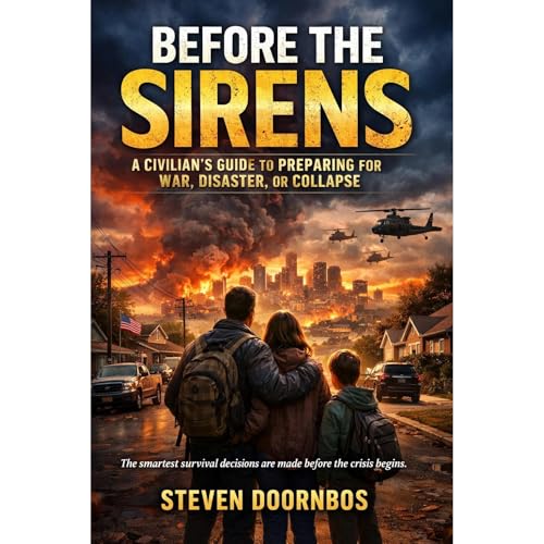 BEFORE THE SIRENS, A Civilian's Guide To Preparing For War, Disaster, or. Collapse by Steven Doornbos