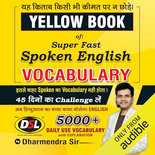 Yellow Book of Super Fast Spoken English Vocabulary by Dharmendra Sir