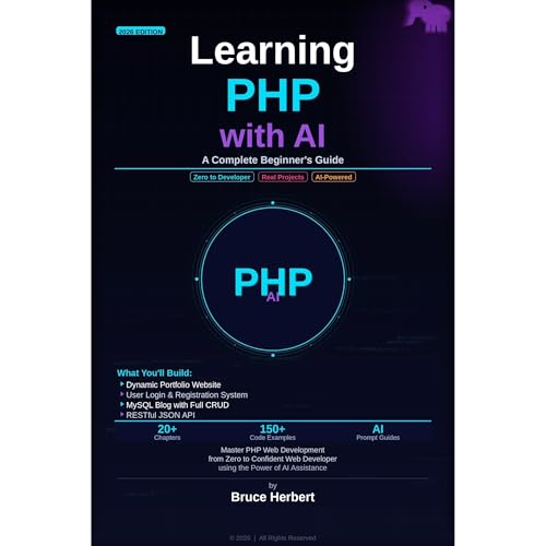 Learning PHP with AI : A Beginner’s Complete Guide by Bruce Herbert