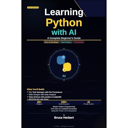 Learning Python with AI : A Complete Beginner's Guide (2026) by Bruce Herbert