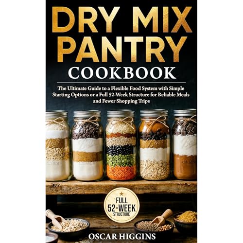 Dry Mix Pantry Cookbook: The Ultimate Guide to a Flexible Food System With Simple Starting Options or a Full 52-Week Structure for Reliable Meals and Fewer Shopping Trips